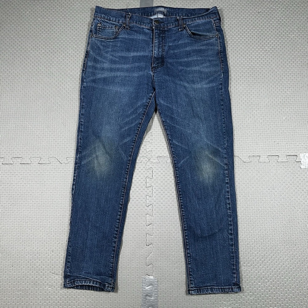 Ash & Erie Denim Jeans Mens Size 35x27* Blue Stretch Pants